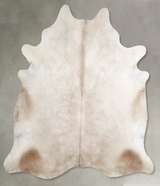 Champagne XX-Large Brazilian Cowhide Rug 7'7"H x 6'11"W #A55556 by Hudson Hides
