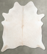 Champagne X-Large Brazilian Cowhide Rug 7'1"H x 6'3"W #A55558 by Hudson Hides