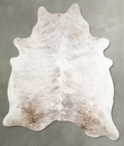 Grey Brindle XX-Large Brazilian Cowhide Rug 8'0"H x 6'7"W #A55559 by Hudson Hides