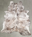 Light Brindle X-Large Brazilian Cowhide Rug 7'6"H x 6'3"W #A55560 by Hudson Hides