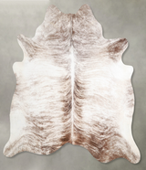 Light Brindle X-Large Brazilian Cowhide Rug 6'11"H x 6'9"W #A55561 by Hudson Hides