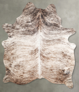 Light Brindle X-Large Brazilian Cowhide Rug 7'6"H x 5'8"W #A55562 by Hudson Hides