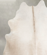 Champagne X-Large Brazilian Cowhide Rug 7'6"H x 6'7"W #A55567 by Hudson Hides