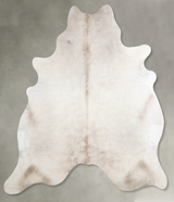 Champagne XX-Large Brazilian Cowhide Rug 7'4"H x 7'0"W #A55568 by Hudson Hides