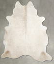 Champagne X-Large Brazilian Cowhide Rug 7'2"H x 6'5"W #A55569 by Hudson Hides