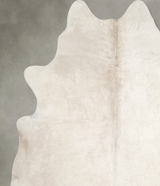 Champagne X-Large Brazilian Cowhide Rug 7'2"H x 6'5"W #A55569 by Hudson Hides