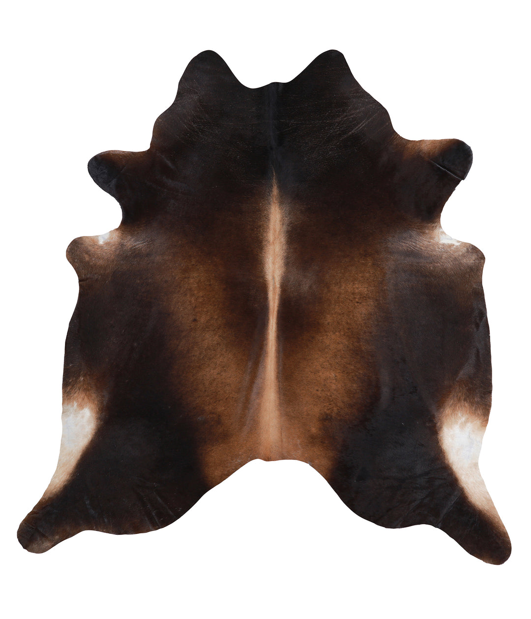 Warm Caramel XX-Large Brazilian Cowhide Rug 7'9"H x 7'5"W #A5557 by Hu