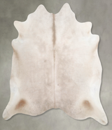 Champagne X-Large Brazilian Cowhide Rug 6'7"H x 6'9"W #A55573 by Hudson Hides