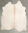 Champagne XX-Large Brazilian Cowhide Rug 5'10"H x 5'1"W #A55574 by Hudson Hides