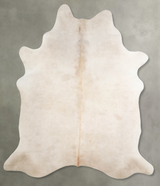 Champagne X-Large Brazilian Cowhide Rug 7'2"H x 6'2"W #A55577 by Hudson Hides