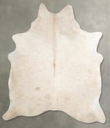 Champagne X-Large Brazilian Cowhide Rug 7'1"H x 5'10"W #A55578 by Hudson Hides