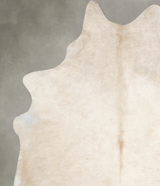 Champagne X-Large Brazilian Cowhide Rug 7'1"H x 5'10"W #A55578 by Hudson Hides