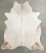 Champagne X-Large Brazilian Cowhide Rug 7'4"H x 6'6"W #A55579 by Hudson Hides