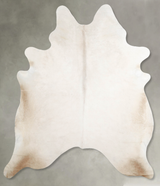 Champagne X-Large Brazilian Cowhide Rug 7'7"H x 6'4"W #A55581 by Hudson Hides