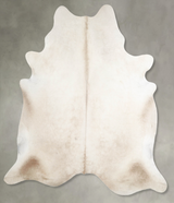 Champagne XX-Large Brazilian Cowhide Rug 8'1"H x 7'5"W #A55582 by Hudson Hides