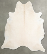 Champagne X-Large Brazilian Cowhide Rug 7'2"H x 6'8"W #A55583 by Hudson Hides