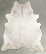 Champagne X-Large Brazilian Cowhide Rug 7'2"H x 6'8"W #A55584 by Hudson Hides