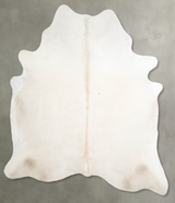 Champagne XX-Large Brazilian Cowhide Rug 8'0"H x 7'0"W #A55586 by Hudson Hides