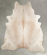 Champagne XX-Large Brazilian Cowhide Rug 7'10"H x 6'8"W #A55588 by Hudson Hides