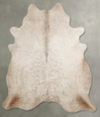 Champagne X-Large Brazilian Cowhide Rug 7'1"H x 6'3"W #A55591 by Hudson Hides