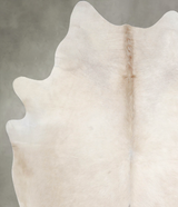 Champagne X-Large Brazilian Cowhide Rug 7'4"H x 6'5"W #A55593 by Hudson Hides