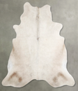 Champagne X-Large Brazilian Cowhide Rug 6'10"H x 6'10"W #A55594 by Hudson Hides