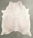 Champagne X-Large Brazilian Cowhide Rug 7'2"H x 5'11"W #A55595 by Hudson Hides