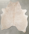 Champagne Large Brazilian Cowhide Rug 6'4"H x 5'4"W #A55596 by Hudson Hides