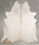 Champagne X-Large Brazilian Cowhide Rug 7'0"H x 5'11"W #A55598 by Hudson Hides