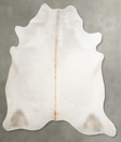 Champagne X-Large Brazilian Cowhide Rug 7'3"H x 6'9"W #A55600 by Hudson Hides