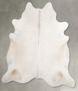 Champagne XX-Large Brazilian Cowhide Rug 7'1"H x 7'0"W #A55602 by Hudson Hides