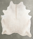 Champagne X-Large Brazilian Cowhide Rug 7'5"H x 6'3"W #A55603 by Hudson Hides