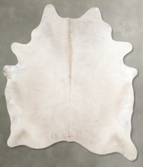 Champagne X-Large Brazilian Cowhide Rug 7'5"H x 6'3"W #A55603 by Hudson Hides