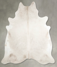 Champagne XX-Large Brazilian Cowhide Rug 7'7"H x 6'7"W #A55607 by Hudson Hides