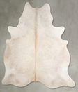 Champagne XX-Large Brazilian Cowhide Rug 7'8"H x 6'7"W #A55610 by Hudson Hides