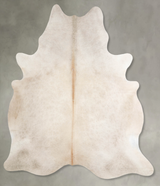 Champagne XX-Large Brazilian Cowhide Rug 7'8"H x 6'7"W #A55610 by Hudson Hides