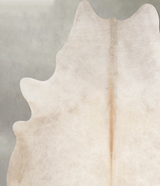 Champagne XX-Large Brazilian Cowhide Rug 7'8"H x 6'7"W #A55610 by Hudson Hides