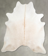 Champagne XX-Large Brazilian Cowhide Rug 8'0"H x 6'11"W #A55611 by Hudson Hides