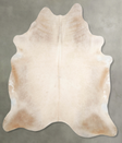 Champagne XX-Large Brazilian Cowhide Rug 7'6"H x 6'9"W #A55612 by Hudson Hides