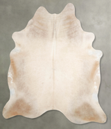 Champagne XX-Large Brazilian Cowhide Rug 7'6"H x 6'9"W #A55612 by Hudson Hides