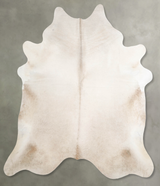 Champagne XX-Large Brazilian Cowhide Rug 7'8"H x 7'0"W #A55613 by Hudson Hides