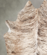 Light Brindle X-Large Brazilian Cowhide Rug 7'4"H x 6'3"W #A55622 by Hudson Hides