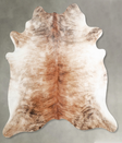 Light Brindle X-Large Brazilian Cowhide Rug 6'7"H x 6'4"W #A55623 by Hudson Hides
