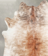 Light Brindle X-Large Brazilian Cowhide Rug 6'7"H x 6'4"W #A55623 by Hudson Hides