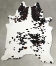 Tricolor XX-Large Brazilian Cowhide Rug 7'9"H x 6'7"W #A55633 by Hudson Hides