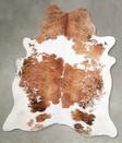 Tricolor X-Large Brazilian Cowhide Rug 7'3"H x 6'4"W #A55635 by Hudson Hides