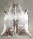 Grey Brindle XX-Large Brazilian Cowhide Rug 7'9"H x 7'7"W #A55638 by Hudson Hides