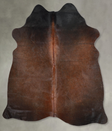 Warm Caramel Medium Brazilian Cowhide Rug 5'7"H x 5'0"W #A55646 by Hudson Hides