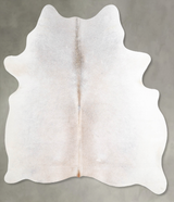 Grey with Beige Large Brazilian Cowhide Rug 6'3"H x 5'1"W #A55650 by Hudson Hides