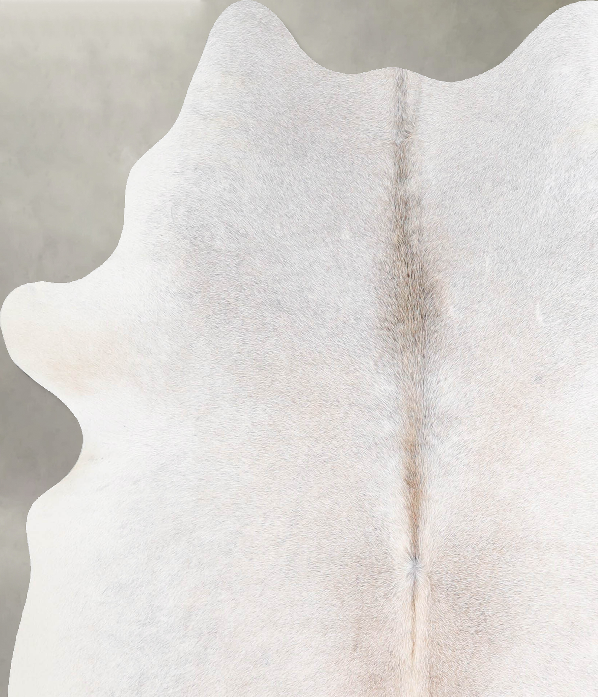 Grey with Beige Large Brazilian Cowhide Rug 6'3"H x 5'1"W #A55650 by Hudson Hides